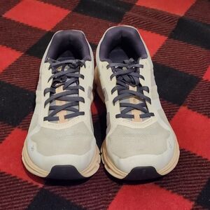 Men's Beige and Black Sneakers